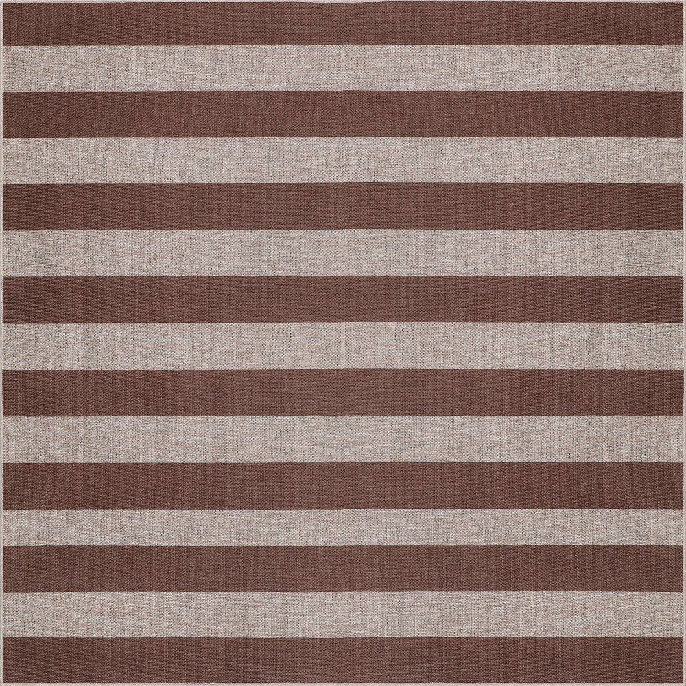 Laurel Cabana Stripe Non-slip Machine-washable Area Rug