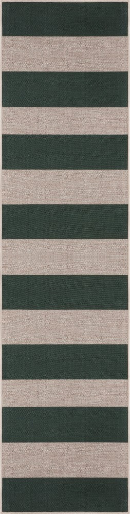 Laurel Cabana Stripe Non-slip Machine-washable Area Rug