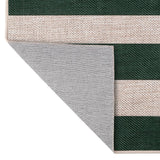 Laurel Cabana Stripe Non-slip Machine-washable Area Rug