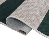 Laurel Cabana Stripe Non-slip Machine-washable Area Rug