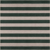 Laurel Cabana Stripe Non-slip Machine-washable Area Rug