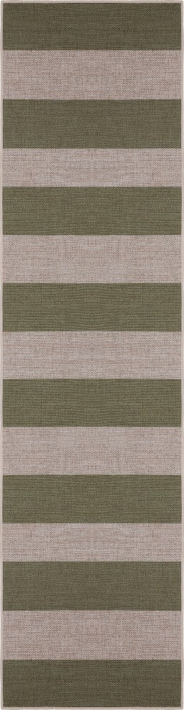 Laurel Cabana Stripe Non-slip Machine-washable Area Rug