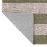 Laurel Cabana Stripe Non-slip Machine-washable Area Rug