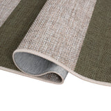 Laurel Cabana Stripe Non-slip Machine-washable Area Rug