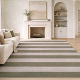 Laurel Cabana Stripe Non-slip Machine-washable Area Rug