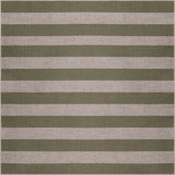 Laurel Cabana Stripe Non-slip Machine-washable Area Rug