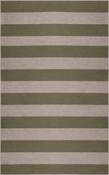 Laurel Cabana Stripe Non-slip Machine-washable Area Rug