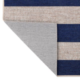 Laurel Cabana Stripe Non-slip Machine-washable Area Rug
