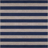 Laurel Cabana Stripe Non-slip Machine-washable Area Rug