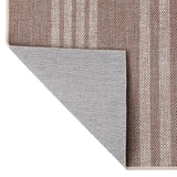 Misty Pinstripe Non-slip Machine-washable Area Rug