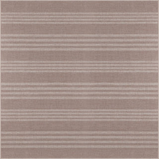 Misty Pinstripe Non-slip Machine-washable Area Rug
