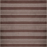 Misty Pinstripe Non-slip Machine-washable Area Rug