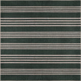 Misty Pinstripe Non-slip Machine-washable Area Rug