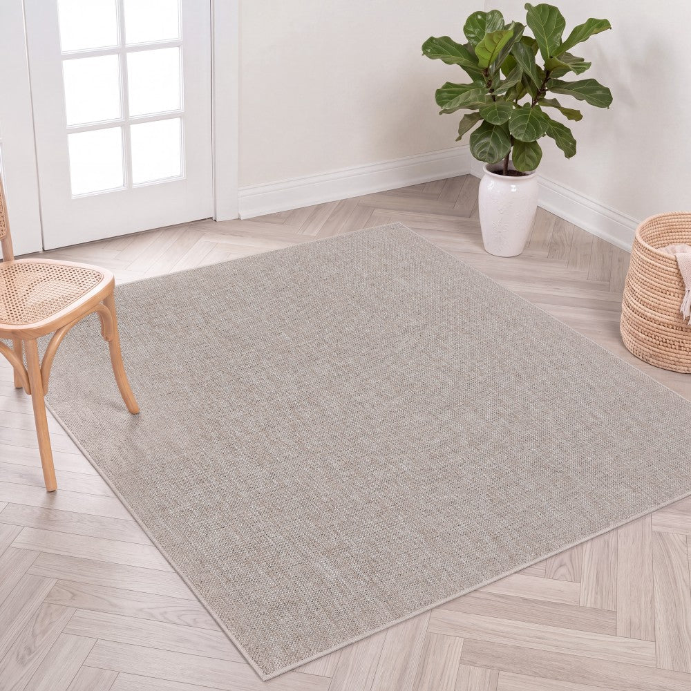 Solana Solid Non-slip Machine-washable Area Rug