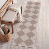 Everly Diamond Non-slip Machine-washable Area Rug