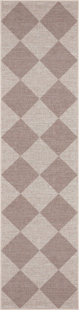 Everly Diamond Non-slip Machine-washable Area Rug