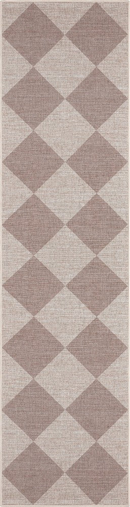 Everly Diamond Non-slip Machine-washable Area Rug