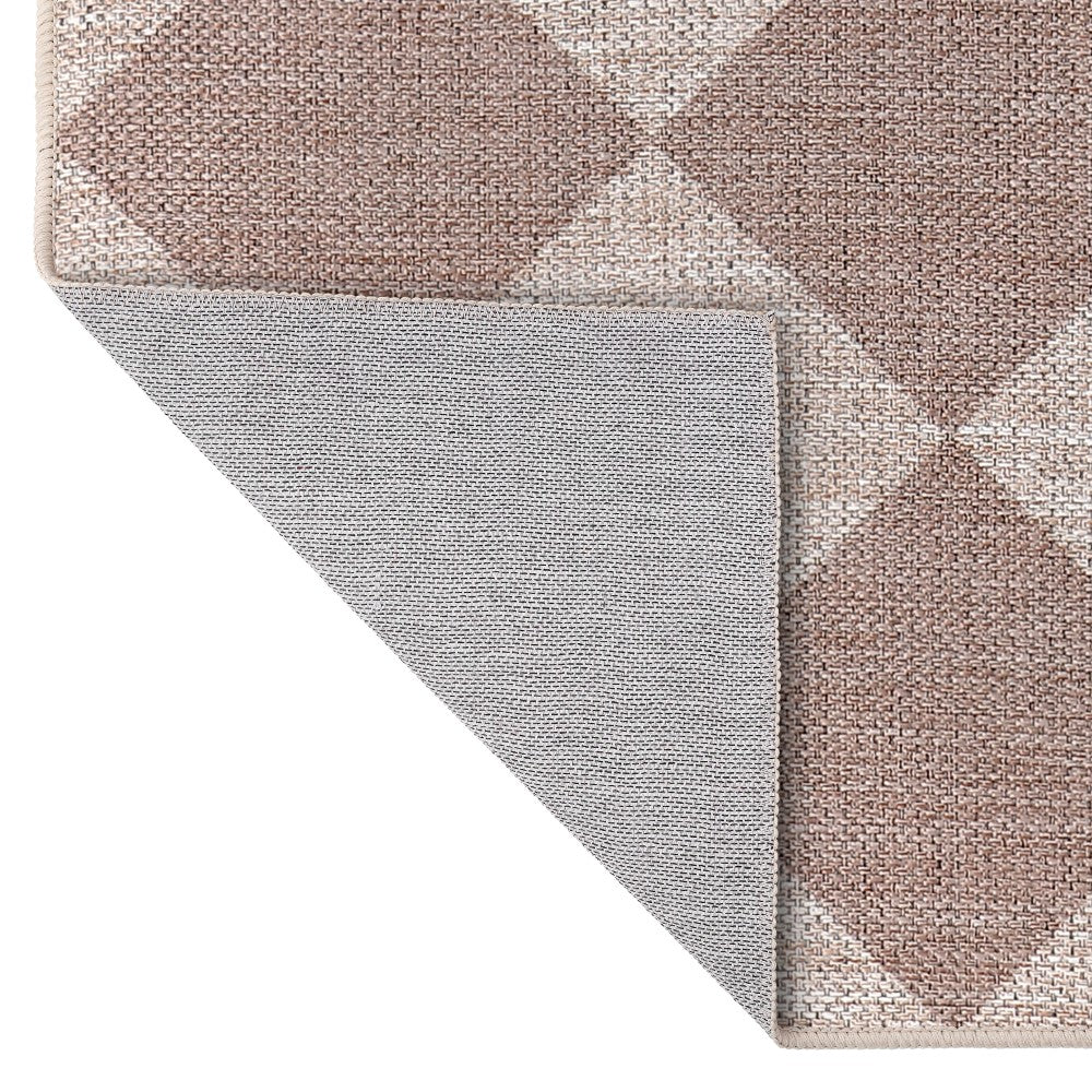 Everly Diamond Non-slip Machine-washable Area Rug