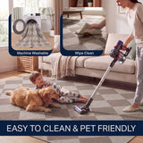 Everly Diamond Non-slip Machine-washable Area Rug