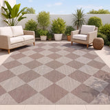 Everly Diamond Non-slip Machine-washable Area Rug