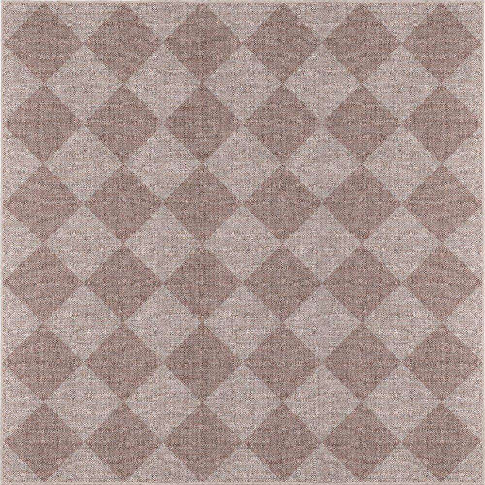 Everly Diamond Non-slip Machine-washable Area Rug
