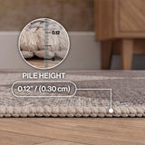 Everly Diamond Non-slip Machine-washable Area Rug