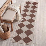 Everly Diamond Non-slip Machine-washable Area Rug