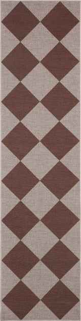 Everly Diamond Non-slip Machine-washable Area Rug