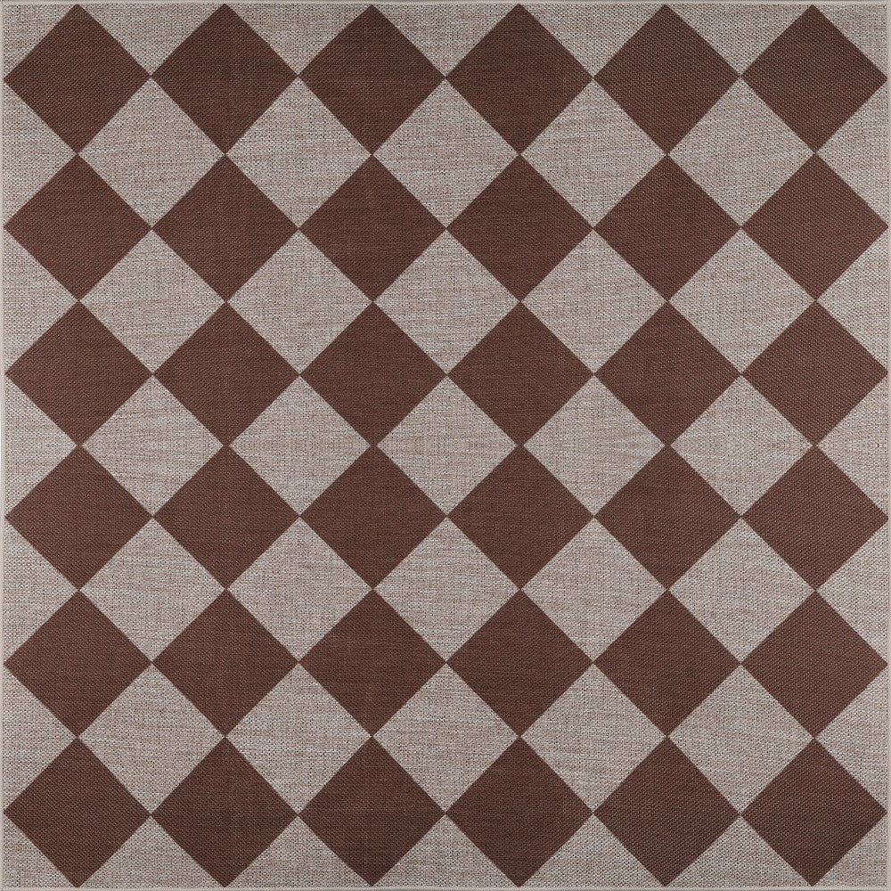 Everly Diamond Non-slip Machine-washable Area Rug