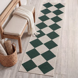 Everly Diamond Non-slip Machine-washable Area Rug