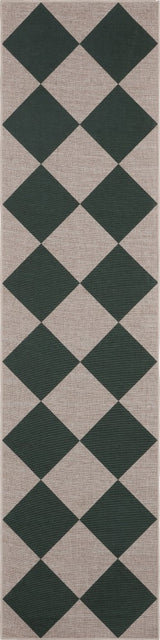 Everly Diamond Non-slip Machine-washable Area Rug