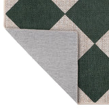 Everly Diamond Non-slip Machine-washable Area Rug