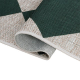 Everly Diamond Non-slip Machine-washable Area Rug