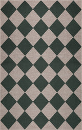 Everly Diamond Non-slip Machine-washable Area Rug