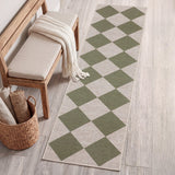 Everly Diamond Non-slip Machine-washable Area Rug