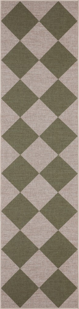 Everly Diamond Non-slip Machine-washable Area Rug