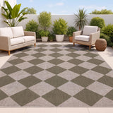Everly Diamond Non-slip Machine-washable Area Rug