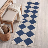 Everly Diamond Non-slip Machine-washable Area Rug