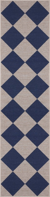 Everly Diamond Non-slip Machine-washable Area Rug