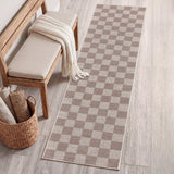 Spring Checkerboard Non-slip Machine-washable Area Rug