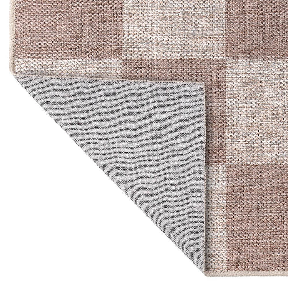 Spring Checkerboard Non-slip Machine-washable Area Rug