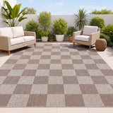 Spring Checkerboard Non-slip Machine-washable Area Rug