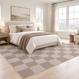 Spring Checkerboard Non-slip Machine-washable Area Rug
