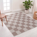 Spring Checkerboard Non-slip Machine-washable Area Rug