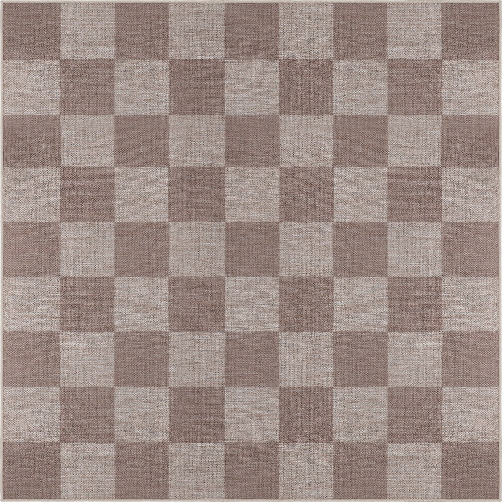 Spring Checkerboard Non-slip Machine-washable Area Rug