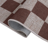 Spring Checkerboard Non-slip Machine-washable Area Rug