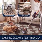 Spring Checkerboard Non-slip Machine-washable Area Rug