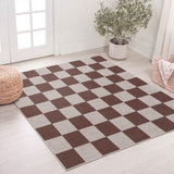 Spring Checkerboard Non-slip Machine-washable Area Rug