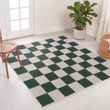 Spring Checkerboard Non-slip Machine-washable Area Rug