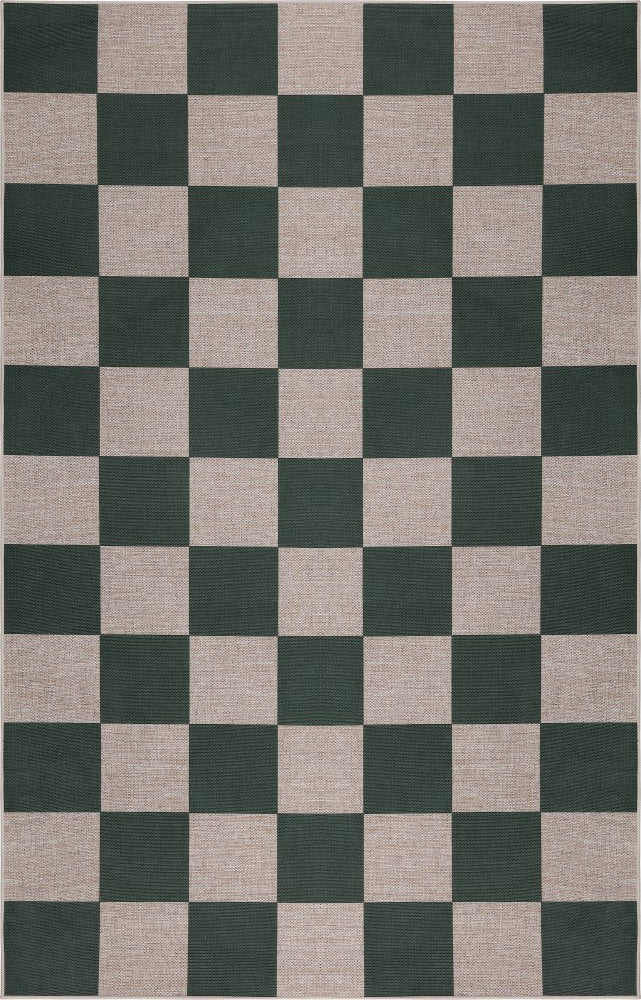 Spring Checkerboard Non-slip Machine-washable Area Rug